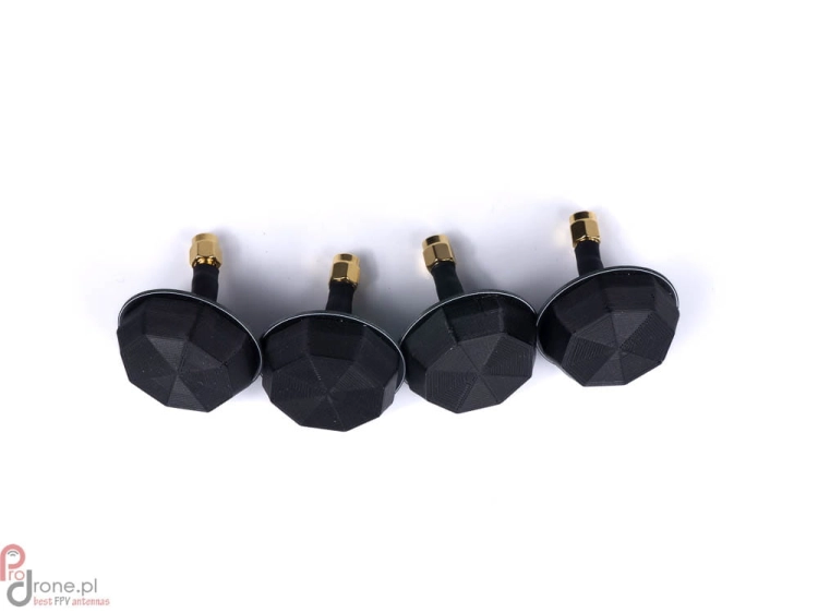 Micross_digi Set – the four antennas, connector side